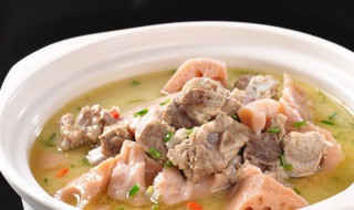 莲藕炖排骨的做法 莲藕炖排骨的做法介绍