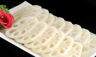 藕片焯水多长时间 藕片焯水的时间介绍
