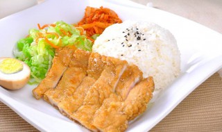 炸鸡排饭做法图解 在家自己也能做