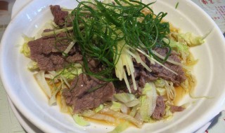 白灼牛肉做法图解 简单步骤推荐