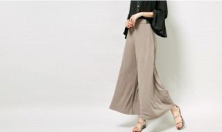 米色阔腿裤配什么上衣 米色阔腿裤的搭配方案