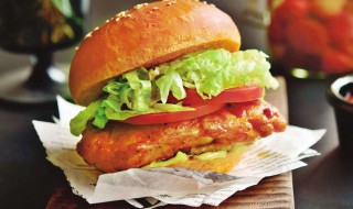 烤鸡肉汉堡的做法 小本本快记起来啦