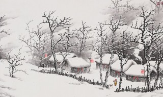 雪景画法步骤 画雪景的七个步骤