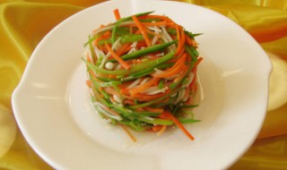 爽口三丝如何做 爽口三丝做法介绍