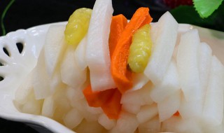 泡萝卜怎么做 泡萝卜做法