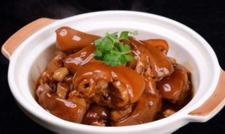 猪蹄炖多久 炖猪蹄的做法