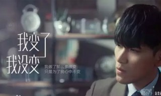 我变了我没变的歌曲含义是什么 我变了我没变的歌曲介绍