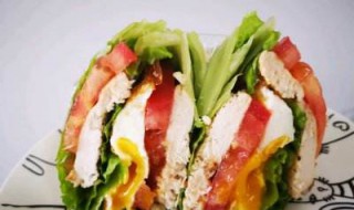 减肥料理制作方法 生菜三明治简单做法