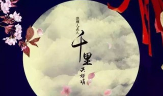 但愿人长久意思 但愿人长久解释