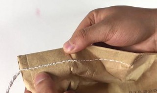 米袋的封口线怎么拆 大家快学习一下