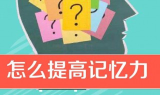 中学生怎么提升记忆力 提高记忆力的4中方法