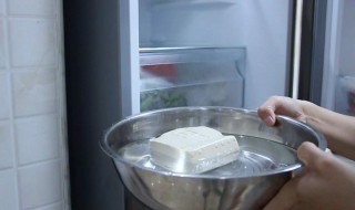豆腐怎么放冰箱保存 豆腐放冰箱保存方法介绍