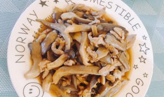 平菇炒肉末如何做 平菇炒肉末的做法