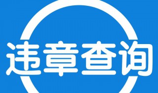 小车违章快速查询 有什么方法