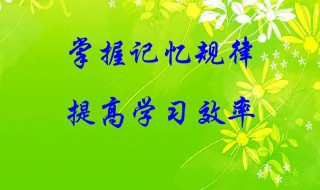 学生学习方法规律和原理 学生学习遵循这些方法事半功倍