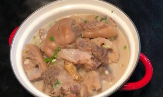 藕炖猪蹄的做法 藕炖猪蹄怎么做