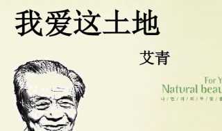 艾青的盼望的解释 艾青的盼望简介