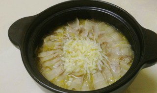 汆白肉的做法 汆白肉怎么做