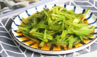 西芹怎么炒 炒西芹的做法