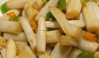 藕节怎么炒好吃又简单 藕节 好吃又简单的做法介绍