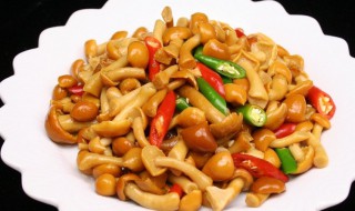 清炒滑子菇的做法 清炒滑子菇怎么做