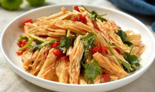 清炒腐竹怎么炒好吃窍门（清炒腐竹怎么炒又简单又好吃）