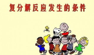 复分解反应发生的条件 复分解反应发生的条件教学反思