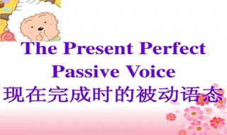 现在完成时的被动语态造句（现在完成时的主动语态和被动语态造句）