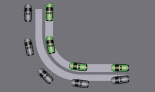 开车怎么拐弯防蹭车头（开车怎么拐弯防蹭车头视频）