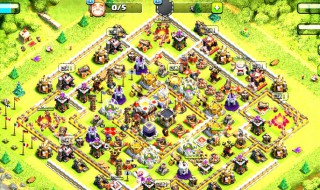 部落冲突最美种树阵型 部落冲突史上最完美的11本种树阵