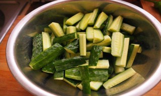 黄瓜的腌制方法 黄瓜的腌制方法 家常