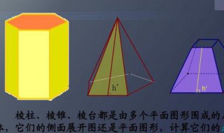 台体的高怎么求 台体的计算公式