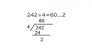 242÷4用竖式计算怎么列 800÷76竖式计算怎么列