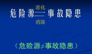 风险点和危险源一样吗 风险点和危险源一样吗为什么