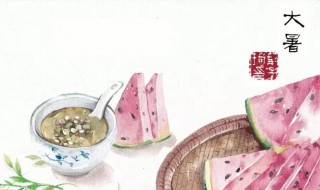 大暑节气适合吃什么 大暑节气适合吃什么汤