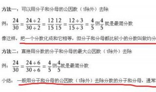 最简约分是怎么来的（分的简易表示）