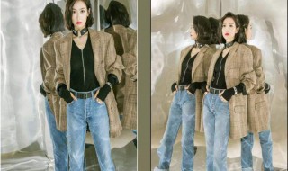 冬天老爹裤搭配什么外套好看 冬季老爹裤搭配什么外套好看