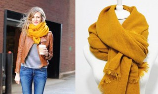 披肩围巾怎样披（披肩围巾怎样披好看）