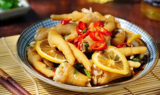 柠檬鸡爪的简单做法 柠檬鸡爪的做法 最正宗的做法