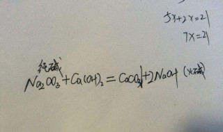 碳酸钠与碱的反应方程式 碳酸钠与碱的反应方程式及现象