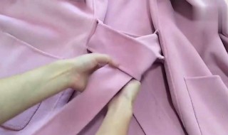 羊绒大衣打结方法蝴蝶结 羊绒大衣打结怎么打