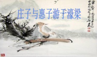 庄子与惠子游于濠梁之上原文及翻译（庄子与惠子游于濠梁之上原文及翻译加拼音）