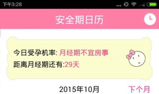 月经后几天是安全（月经后几天是安全期图片）