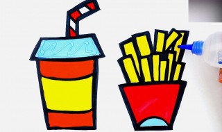 能量饮料怎么涂颜色 饮料的颜色怎么涂