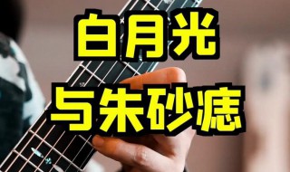 白月光和朱砂痣什么歌曲 白月光和朱砂痣这首歌曲