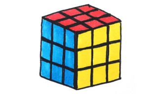魔方怎么画（3d立体魔方怎么画）