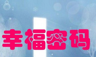 幸福密码剧情介绍 幸福密码多少集