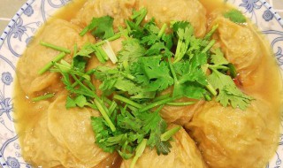 面筋泡塞肉的做法（水面筋塞肉的做法）