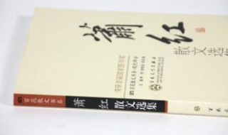 萧红的散文集代表作（萧红的散文集叫什么名字）