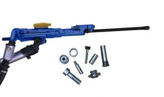 气腿式凿岩机哪几部分组成（气腿式凿岩机结构图）